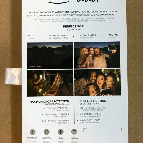 🌷LuMee Duo Led Lighting Selfie Iphone Case - Picture 8 of 8